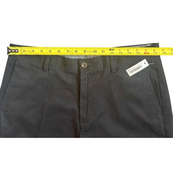 Amazon Essentials Slim-Fit 9" Stretch Chino Short 100% Cotton Black Size 34 - Picture 12 of 12
